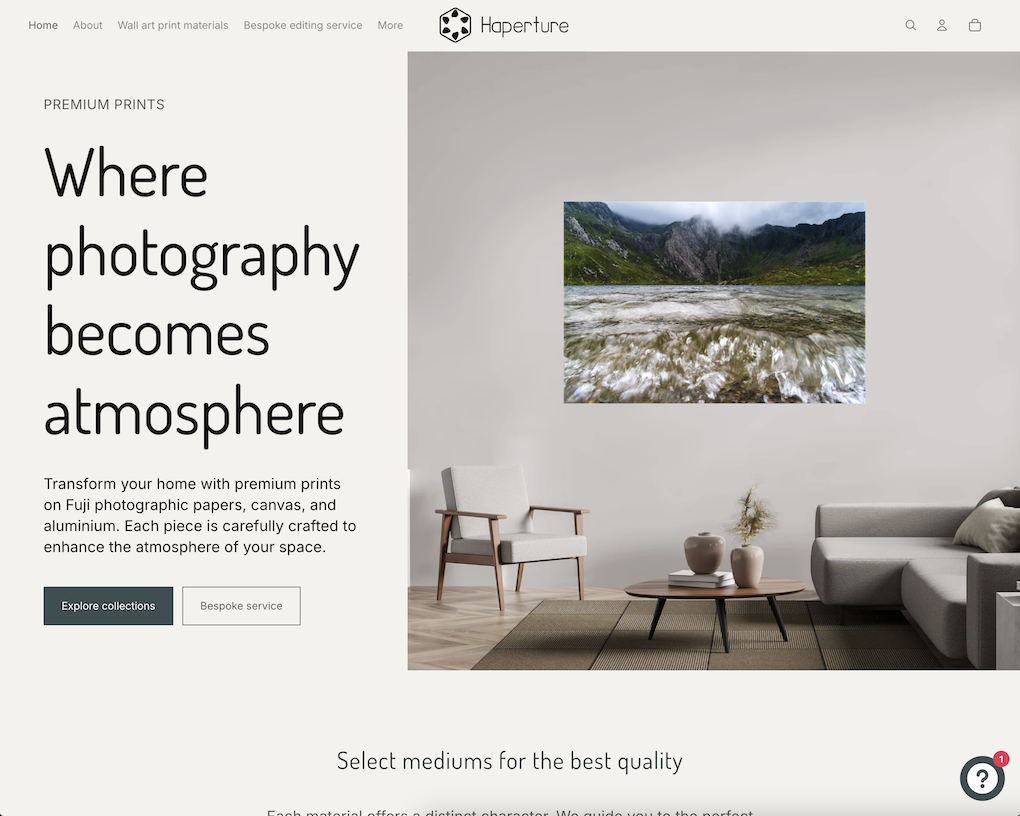 Haperture screenshot 1