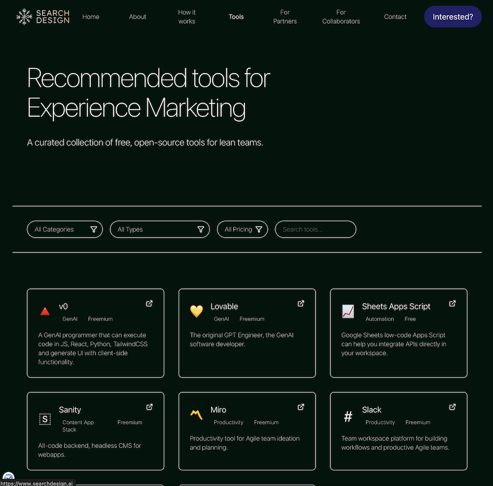 Search Design screenshot 2